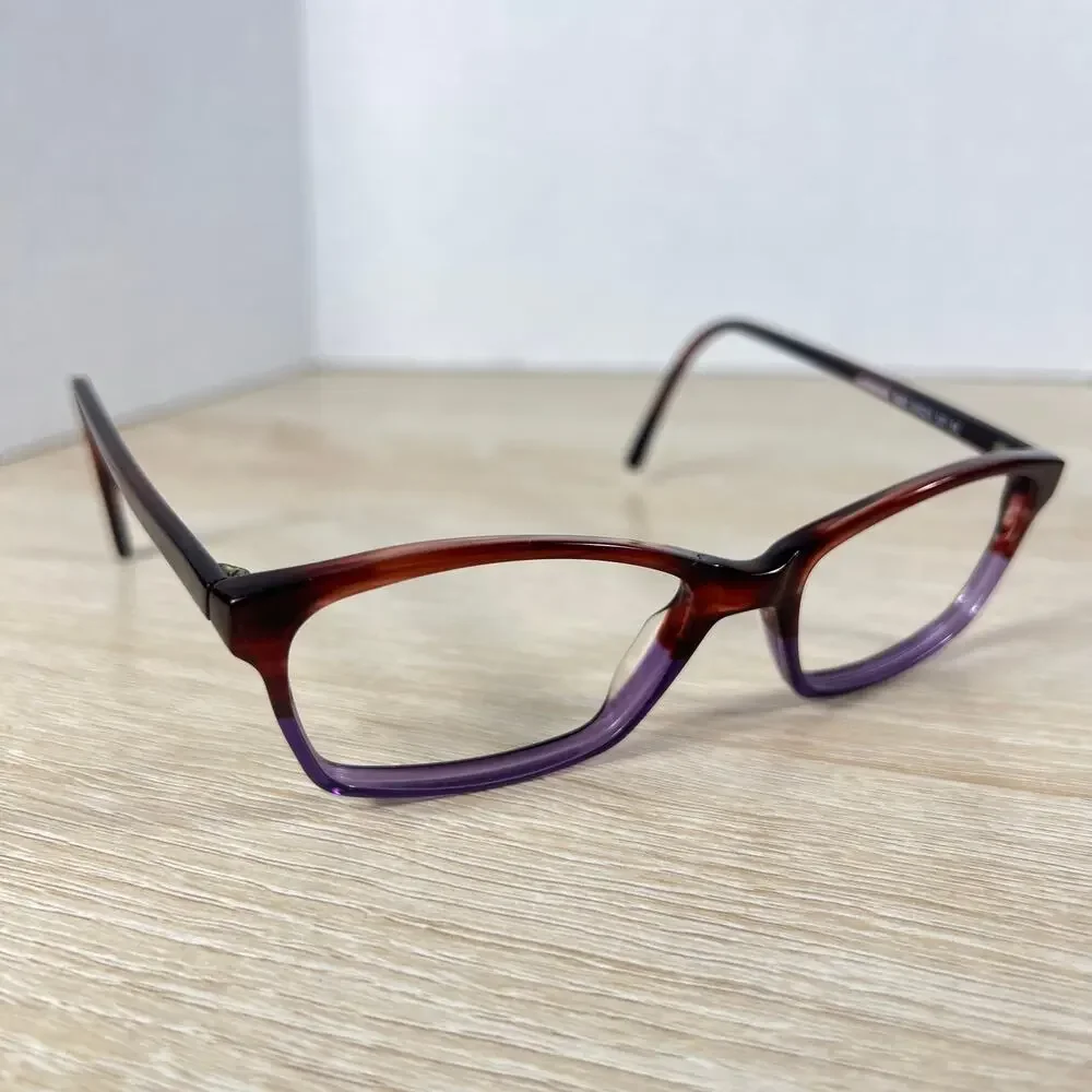 Lafont Issy LA Hitparade 5022 Eyeglasses Striped Brown Purple Frames 53-15-137